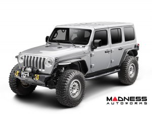 Jeep Wrangler JL Fender Flare - Front - Rugged Ridge - Metal Max Jeep Wrangler JL Fender Flare - Front - Rugged Ridge - Metal Max